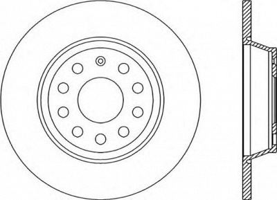 OPEN PARTS bdr226310 -  Тормозной диск